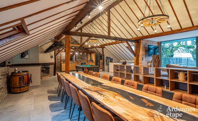 Vaste et luxueuse villa pour 14 personnes avec piscine int�rieure dans les Hautes Fagnes