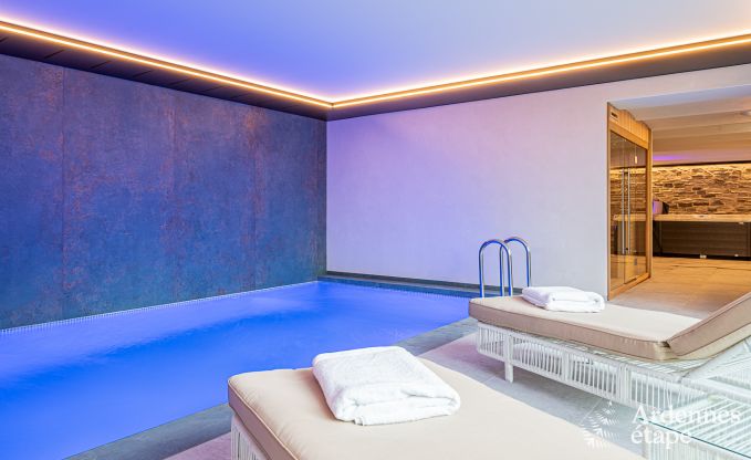 Vaste et luxueuse villa pour 14 personnes avec piscine intrieure dans les Hautes Fagnes