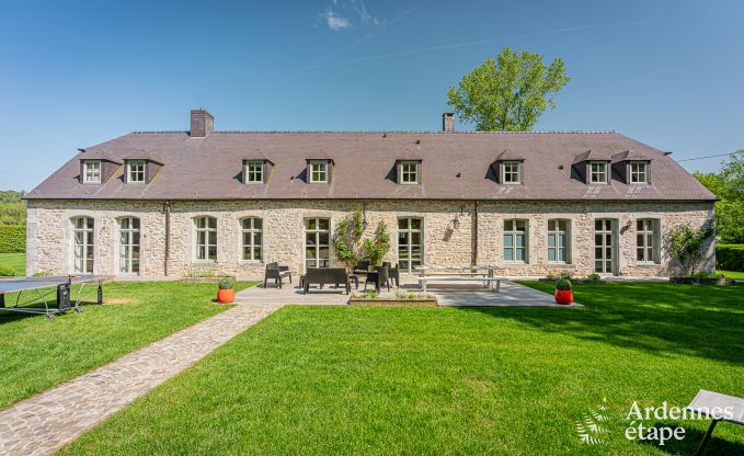 Maison de vacances  Cerfontaine pour 12/14 personnes en Ardenne avec terrain de tennis