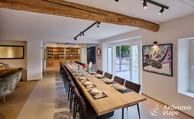 Loft spacieux pour 24 personnes  Chaudfontaine avec 10 chambres, wellness avec sauna et jacuzzi et terrasse prive