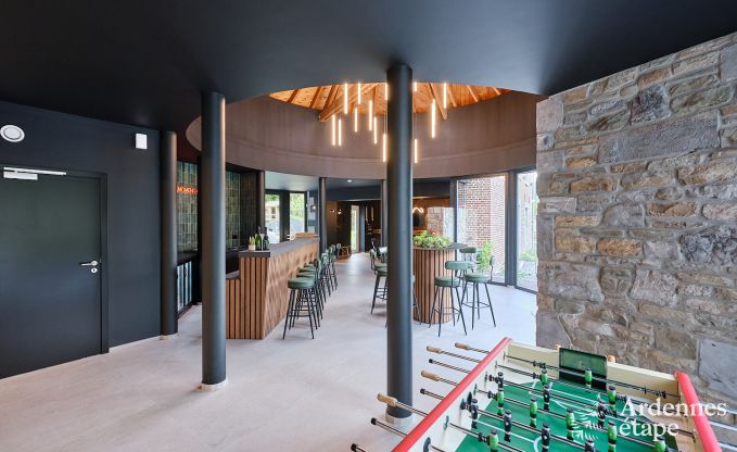 Loft spacieux pour 24 personnes  Chaudfontaine avec 10 chambres, wellness avec sauna et jacuzzi et terrasse prive