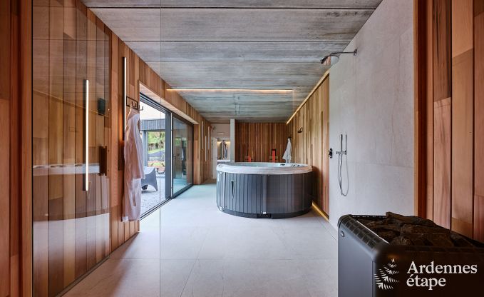 Loft spacieux pour 24 personnes  Chaudfontaine avec 10 chambres, wellness avec sauna et jacuzzi et terrasse prive