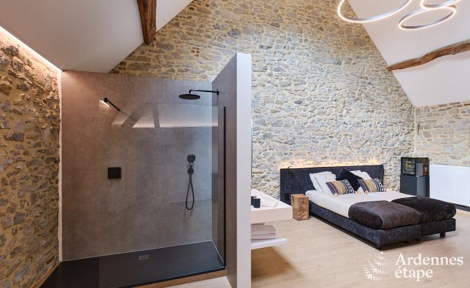 Loft spacieux pour 24 personnes  Chaudfontaine avec 10 chambres, wellness avec sauna et jacuzzi et terrasse prive