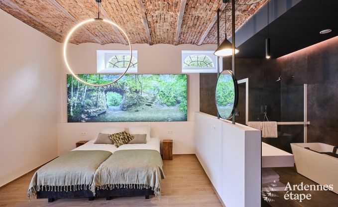 Loft spacieux pour 24 personnes  Chaudfontaine avec 10 chambres, wellness avec sauna et jacuzzi et terrasse prive