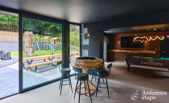 Loft spacieux pour 24 personnes  Chaudfontaine avec 10 chambres, wellness avec sauna et jacuzzi et terrasse prive