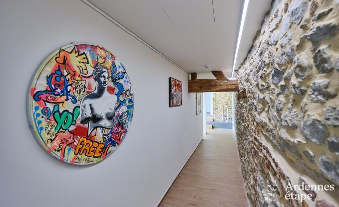 Loft spacieux pour 24 personnes  Chaudfontaine avec 10 chambres, wellness avec sauna et jacuzzi et terrasse prive