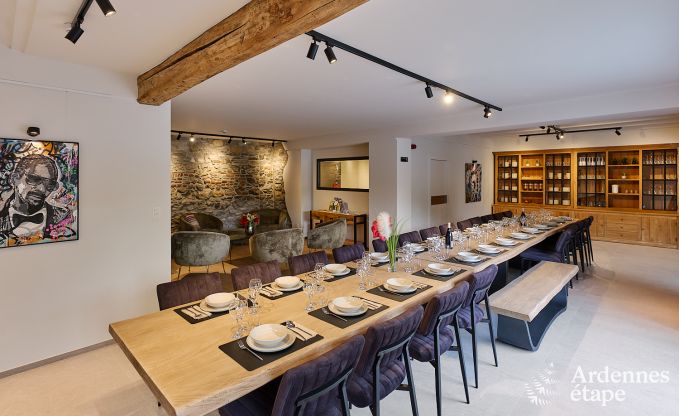 Loft spacieux pour 24 personnes  Chaudfontaine avec 10 chambres, wellness avec sauna et jacuzzi et terrasse prive