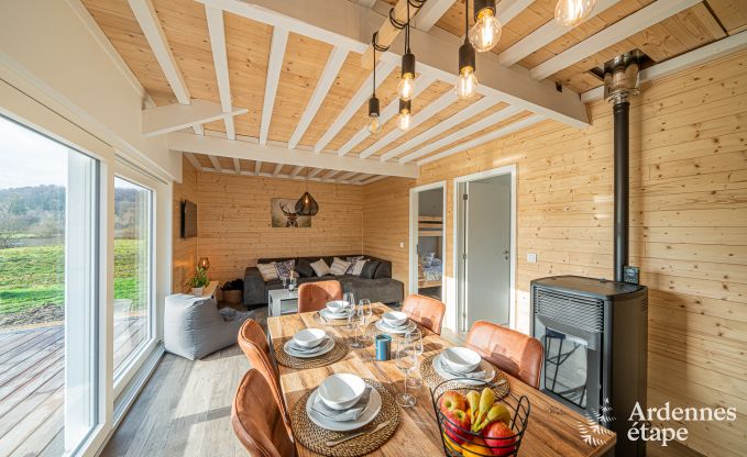 Charmant chalet pour 5 sur la rive de la Semois � Chiny, Gaume