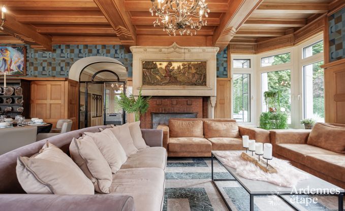 Luxueux ch�teau � Chiny pour 32 personnes en Ardenne