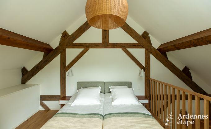 Chalet  Couvin pour 8 personnes : maison de vacances confortable avec sauna et vue panoramique