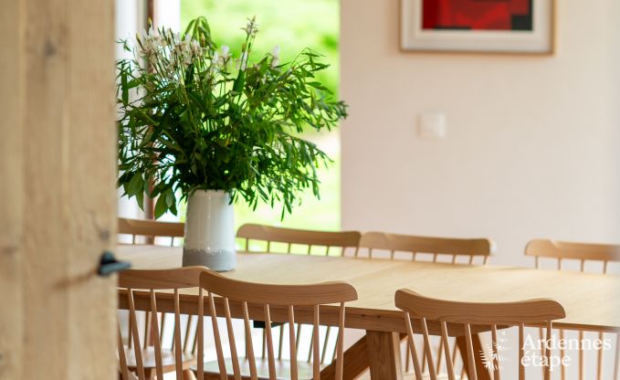 Chalet  Couvin pour 8 personnes : maison de vacances confortable avec sauna et vue panoramique