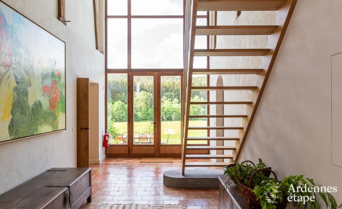 Chalet  Couvin pour 8 personnes : maison de vacances confortable avec sauna et vue panoramique