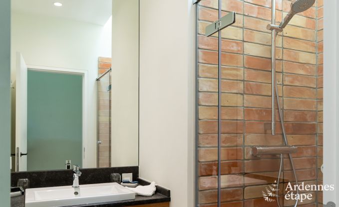 Chalet  Couvin pour 8 personnes : maison de vacances confortable avec sauna et vue panoramique