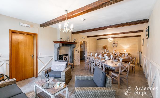 Maison de vacances  Couvin pour 15 personnes en Ardenne