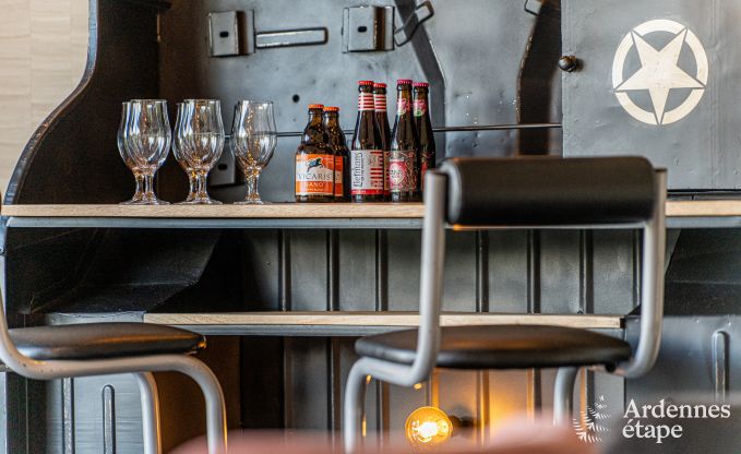 Grande villa de vacances � Daverdisse pour 14 personnes avec 5 chambres et salles de bains, installations de bien-�tre et jardin priv�