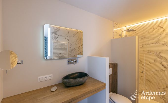 Spacieuse villa de luxe � Daverdisse pour 22 personnes avec 11 chambres, piscine int�rieure, sauna et jacuzzi