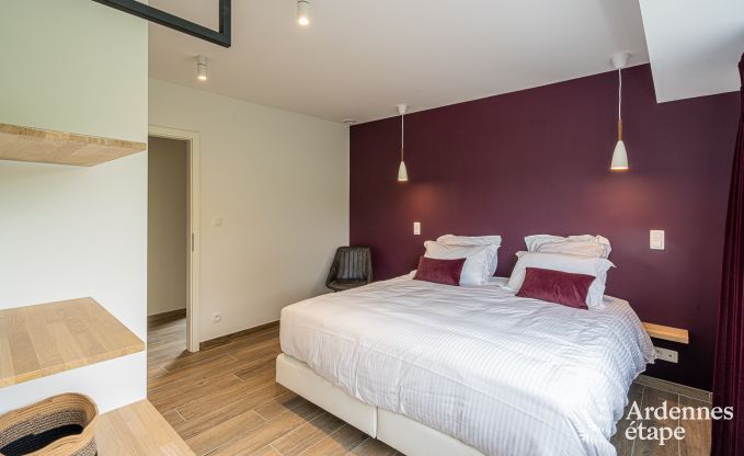 Villa de luxe Daverdisse, 10 chambres, 9 salles de bains, piscine, jacuzzi, sauna, salle de jeux, proche fort et rivire