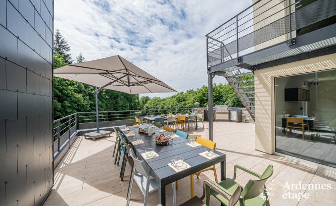 Villa de luxe Daverdisse, 10 chambres, 9 salles de bains, piscine, jacuzzi, sauna, salle de jeux, proche fort et rivire