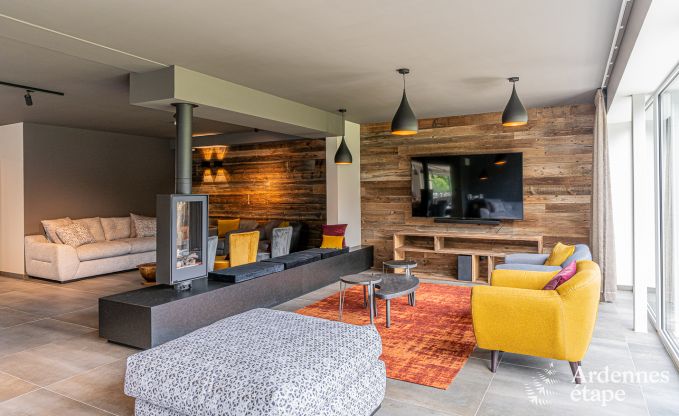 Villa de luxe Daverdisse, 10 chambres, 9 salles de bains, piscine, jacuzzi, sauna, salle de jeux, proche fort et rivire