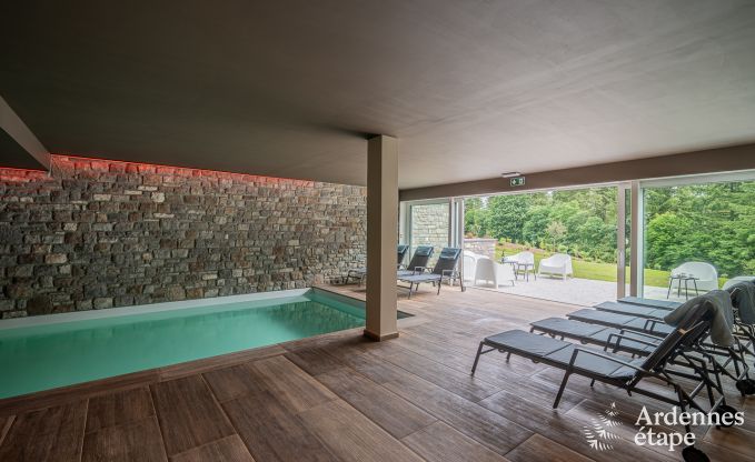 Villa de luxe Daverdisse, 10 chambres, 9 salles de bains, piscine, jacuzzi, sauna, salle de jeux, proche fort et rivire
