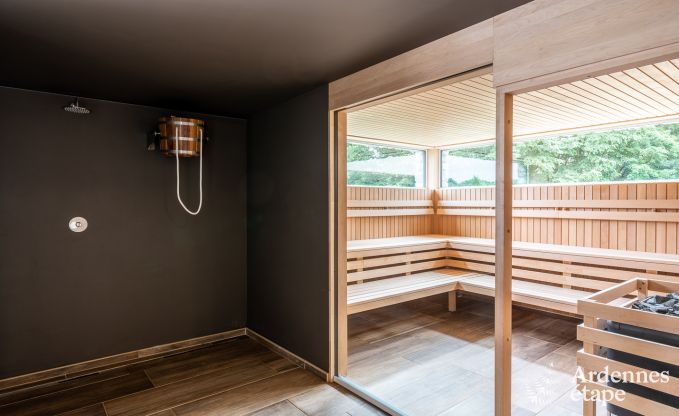 Villa de luxe Daverdisse, 10 chambres, 9 salles de bains, piscine, jacuzzi, sauna, salle de jeux, proche fort et rivire