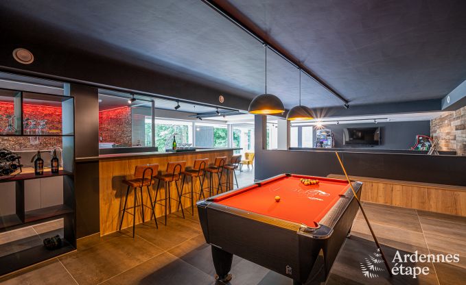 Villa de luxe Daverdisse, 10 chambres, 9 salles de bains, piscine, jacuzzi, sauna, salle de jeux, proche fort et rivire