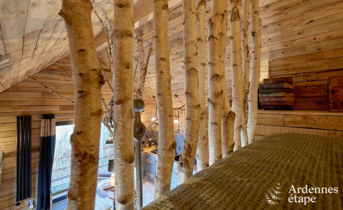 Chalet romantique Doische : fait main, po�le � bois, jardin priv�, convient pour 2 personnes