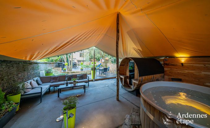 Suite romantique � Barvaux : h�bergement pour 2 avec hottub, sauna et salle de jeux en Ardenne pr�s de Durbuy