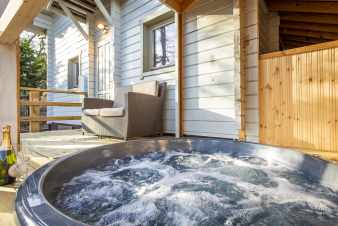 Charmant chalet pour 6 pers. avec jacuzzi à Durbuy (Ardenne)