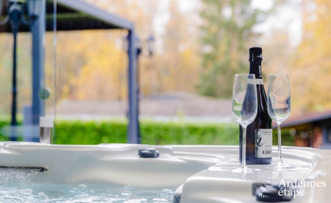 Grande maison de vacances prs de Durbuy pour 9 personnes avec jacuzzi couvert, jardin cltur et espace de jeux