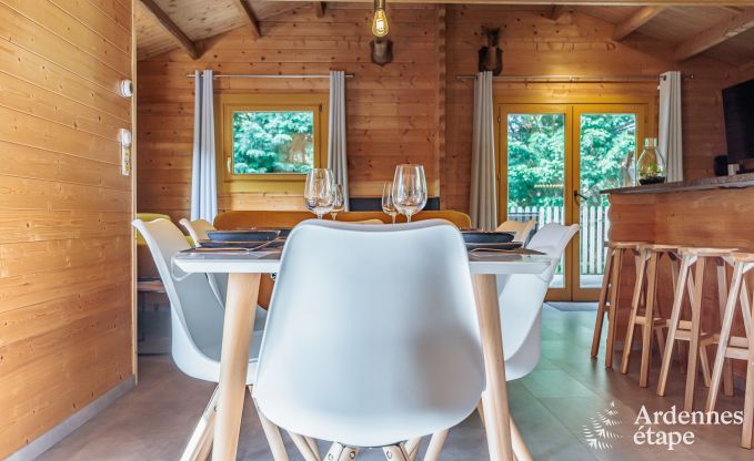 Chalet haut de gamme � Durbuy pour 6/7 personnes en Ardenne