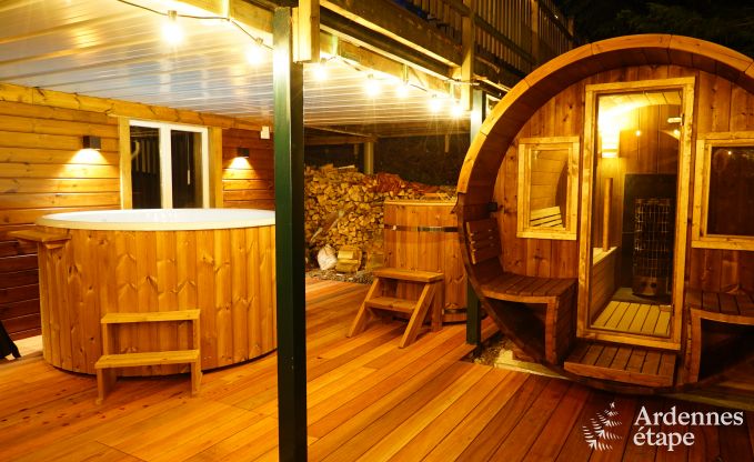 Chalet haut de gamme � Durbuy pour 6/7 personnes en Ardenne