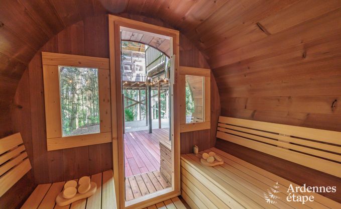 Chalet haut de gamme � Durbuy pour 6/7 personnes en Ardenne