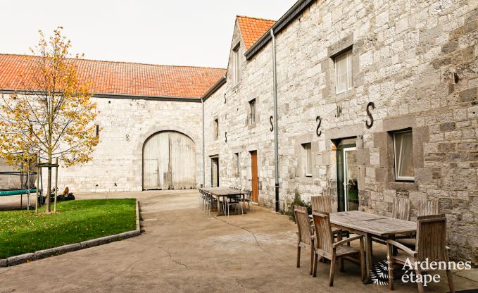 Maison de vacances � Durbuy : 32 personnes, 12 chambres, jardin priv�, c�ur de l'Ardenne belge