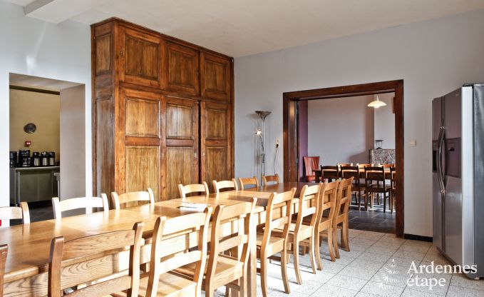 Maison de vacances � Durbuy : 32 personnes, 12 chambres, jardin priv�, c�ur de l'Ardenne belge