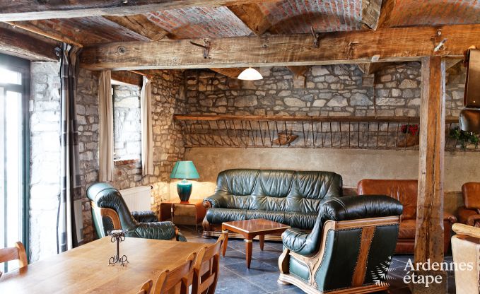 Maison de vacances � Durbuy : 32 personnes, 12 chambres, jardin priv�, c�ur de l'Ardenne belge