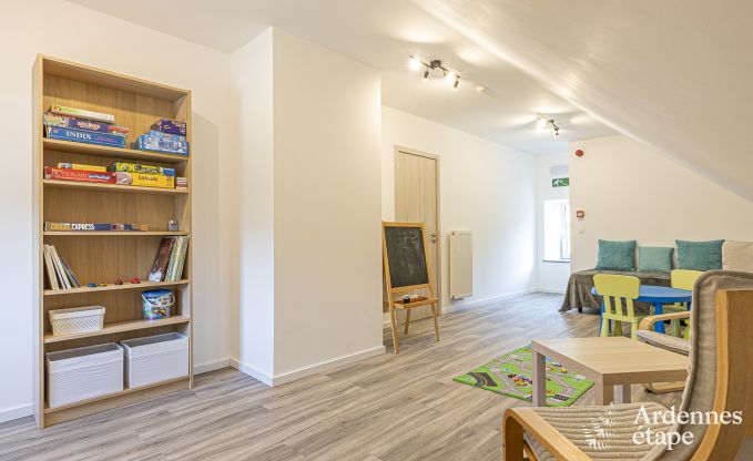 Maison de vacances � Durbuy pour 14 personnes avec 5 chambres, 4 salles de bain et jardin priv�