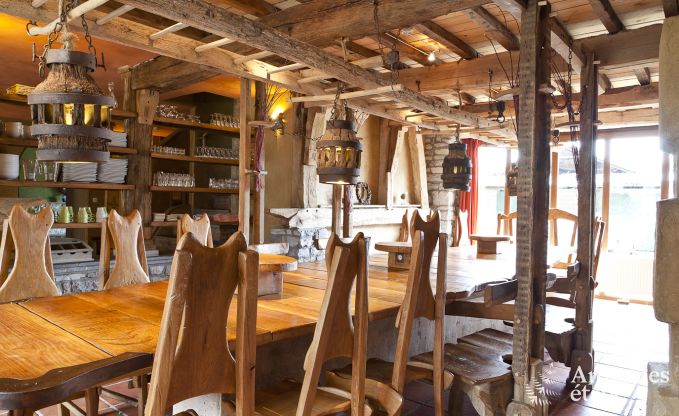 Maison de vacances � Durbuy pour 24/30 personnes en Ardenne