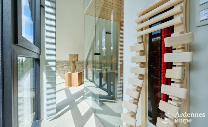 Maison de vacances de luxe Durbuy pour 9 personnes avec sauna et terrain de ptanque