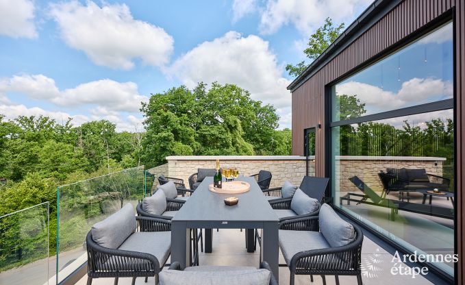 Maison de vacances de luxe Durbuy pour 9 personnes avec sauna et terrain de ptanque