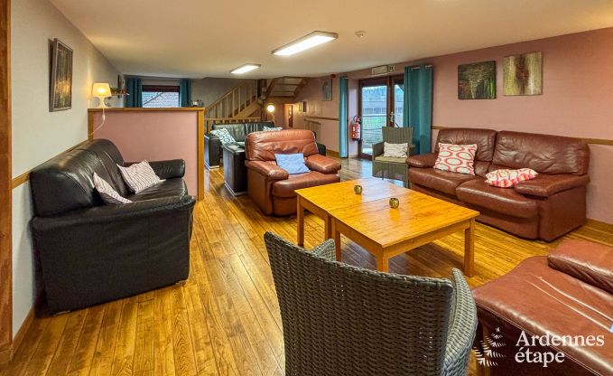 Grande maison de vacances � la ferme � Durbuy, 8 chambres, 7 salles de bain, jardin priv�, �quipements pour familles et cyclistes, Ardenne