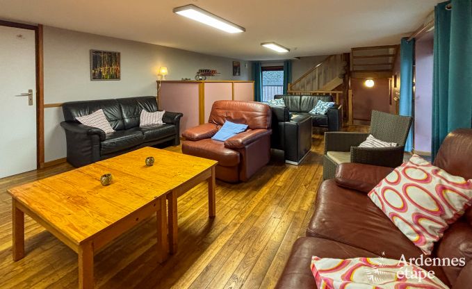 Grande maison de vacances � la ferme � Durbuy, 8 chambres, 7 salles de bain, jardin priv�, �quipements pour familles et cyclistes, Ardenne