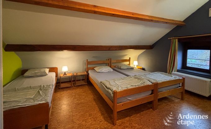 Grande maison de vacances � la ferme � Durbuy, 8 chambres, 7 salles de bain, jardin priv�, �quipements pour familles et cyclistes, Ardenne