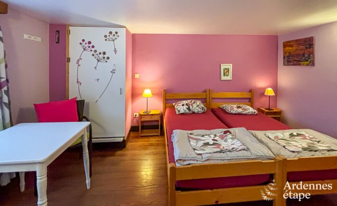 Grande maison de vacances � la ferme � Durbuy, 8 chambres, 7 salles de bain, jardin priv�, �quipements pour familles et cyclistes, Ardenne