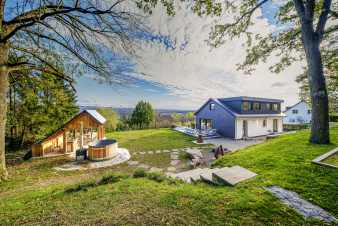 Villa de luxe à Durbuy : bien-être, art, nature et tranquillité pour 8 personnes