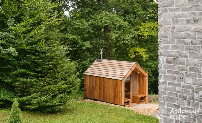Villa de luxe  Durbuy pour 8 personnes avec jacuzzi, sauna, terrasse couverte et jardin priv