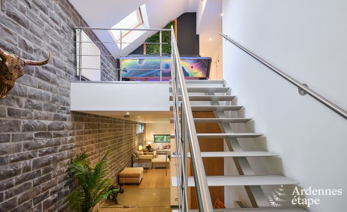 Villa de luxe  Durbuy pour 8 personnes avec jacuzzi, sauna, terrasse couverte et jardin priv