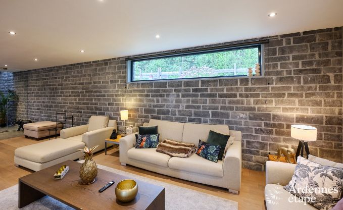Villa de luxe  Durbuy pour 8 personnes avec jacuzzi, sauna, terrasse couverte et jardin priv