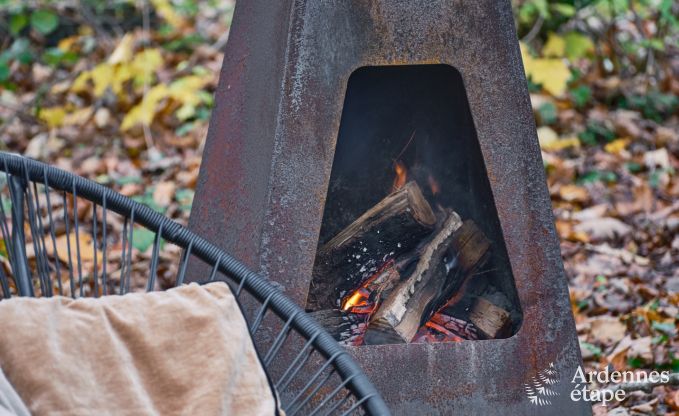 Escapade en Ardenne : chalet contemporain 4 personnes avec sauna et jardin priv  Durbuy