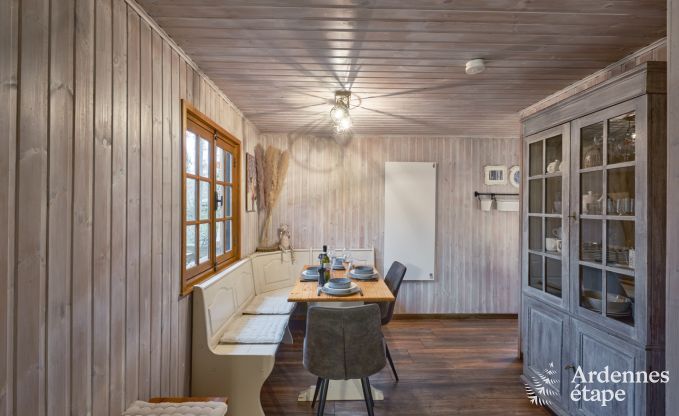 Escapade en Ardenne : chalet contemporain 4 personnes avec sauna et jardin priv  Durbuy